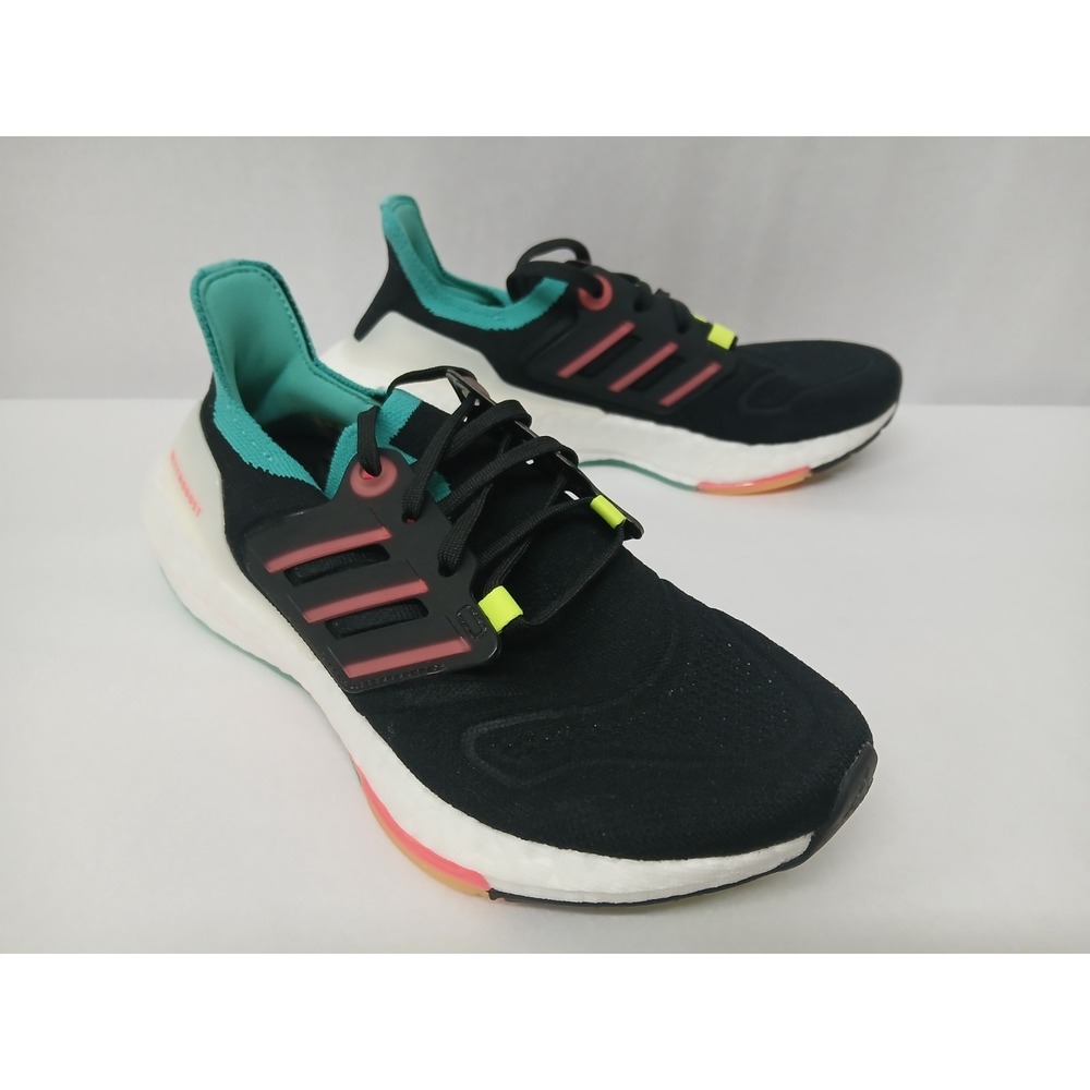 Adidas Kids' Ultraboost‎ 22 Running Shoes GY4516 Black Blue Pink White Sz 6